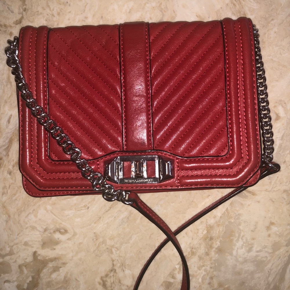 Rebecca Minkoff red crossbody